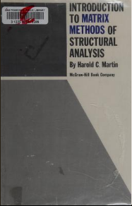 Introduction to matrix methods of structural analysis -Scanned Pdf with Ocr
